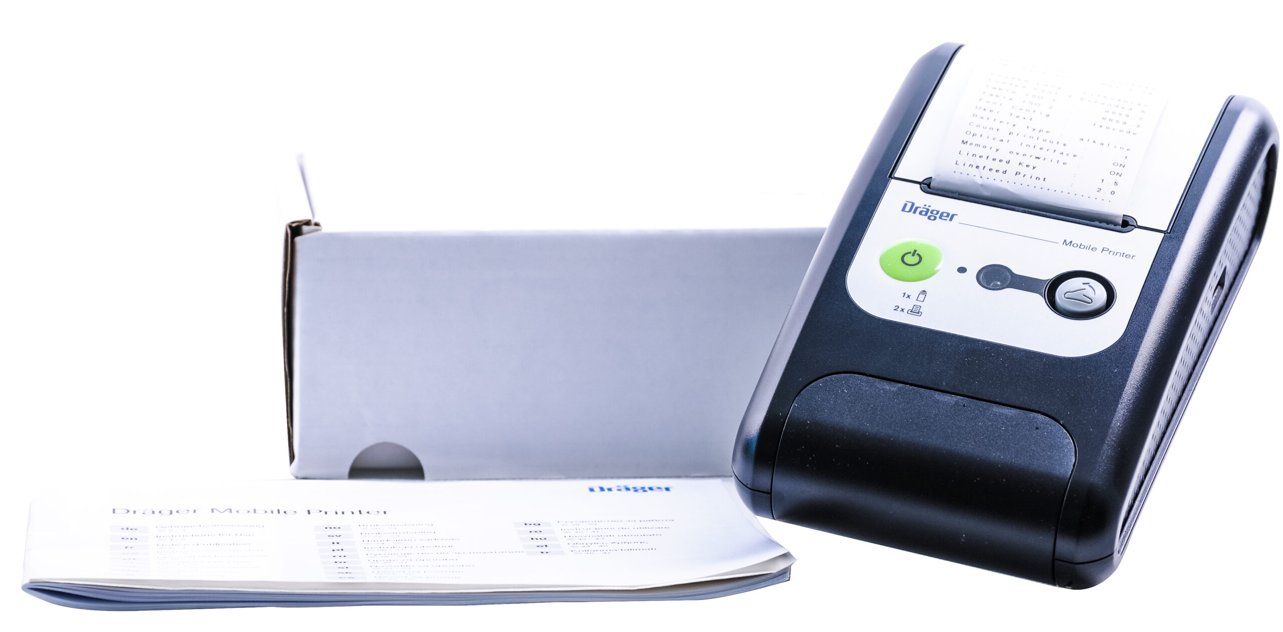 Drukarka mobilna bluetooth do alkomatu marki Dräger 6000 - obrazek 4