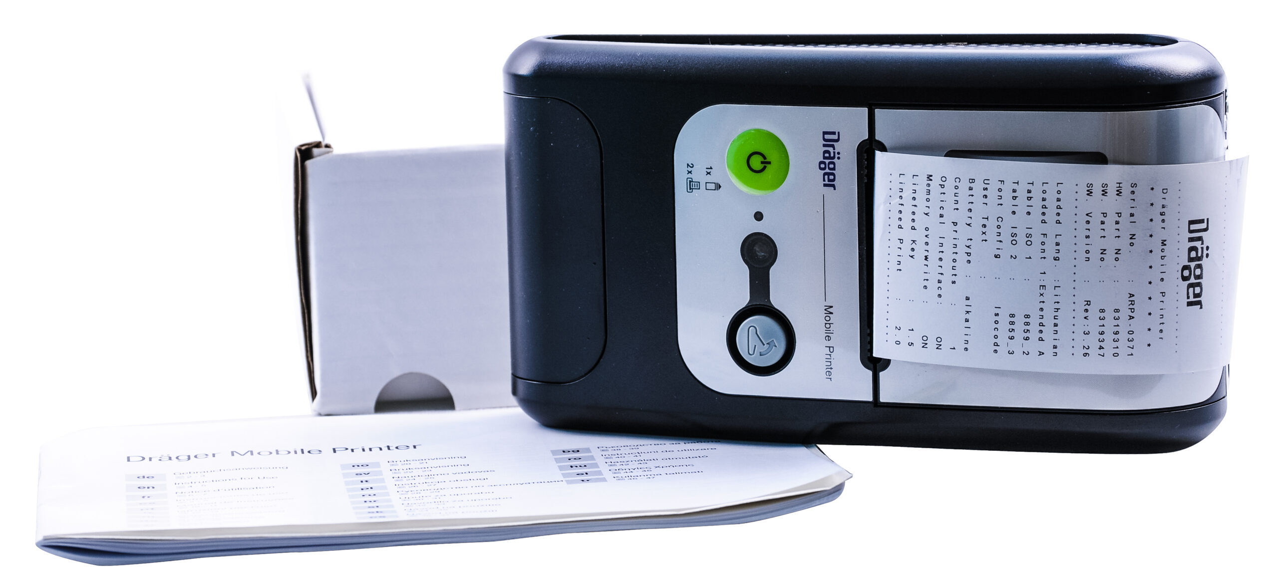 Drukarka mobilna bluetooth do alkomatu marki Dräger 6000 - obrazek 5