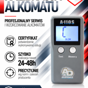 AlcoDigital A-110S – urządzenie objęte kalibracją